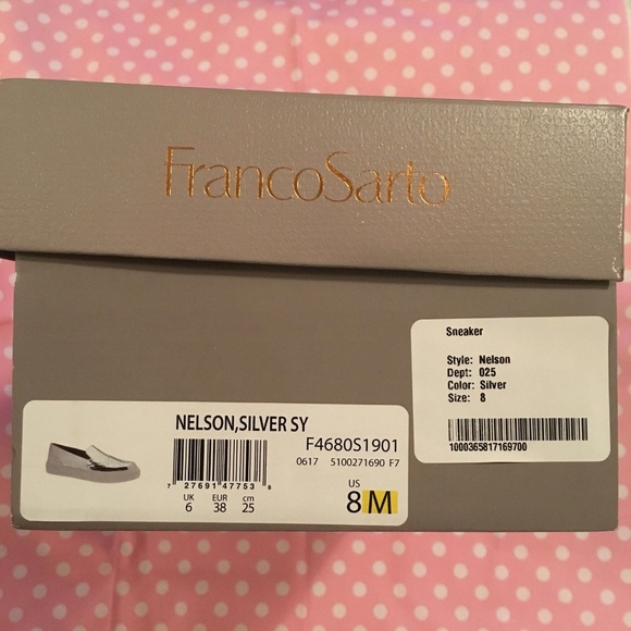 FRANCO SARTO Womens Metallic Slip on Sneaker - Picture 7 of 8